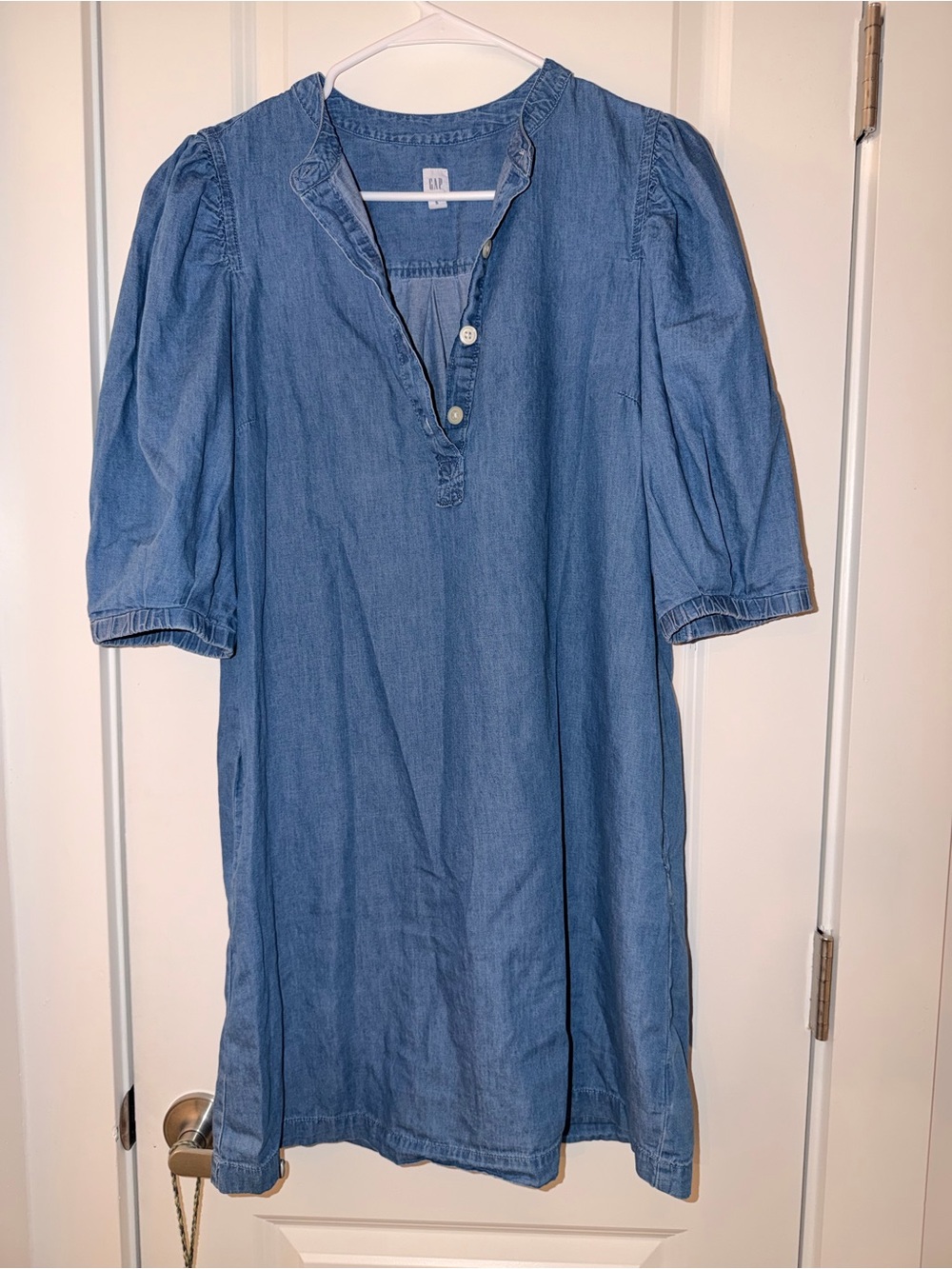 GAP Light Blue Denim Tunic Dress
